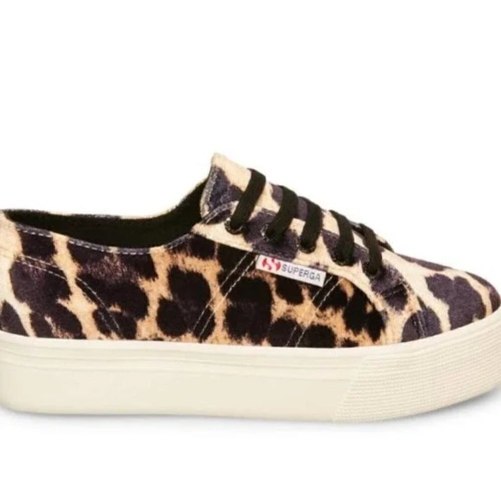 Superga Leopard Print Sneakers